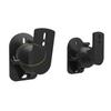 1 Pair Speaker Wall Mount Bracket ABS Plastic Holder Shelf 5KG Load Capacity for Home