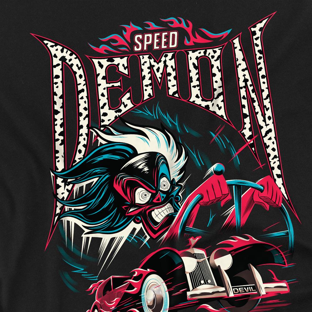Disney Villains Unisex Dospělé Tričko Speed Demon Cruella De Vil
