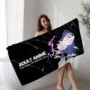 Horror Movie P-perfect B-blue Bath Towel Microfiber Soft Water Absorbing Breathable For Girl Kids Cartoon Beach Towel