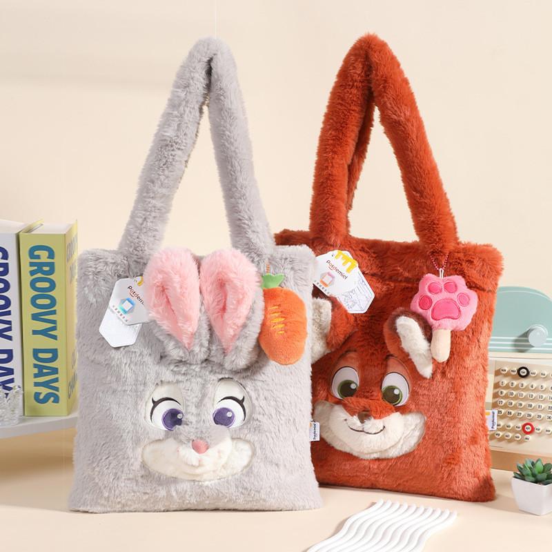 Zootopia Judy Plush Shoulder Bag With Large Capacity For Kids And Teens
