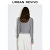 UR 2025 Autumn Women's V-Neck Sequin Knit Cardigan