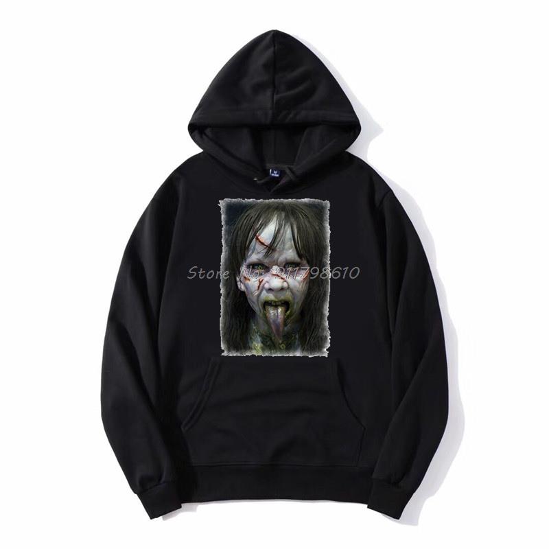 

The Exorcist Exorzist Regan Macneil Linda Blair Satan Satanic Horror Movie Cult Retro Vintage 70s Men Hooded Hoodies 3XL