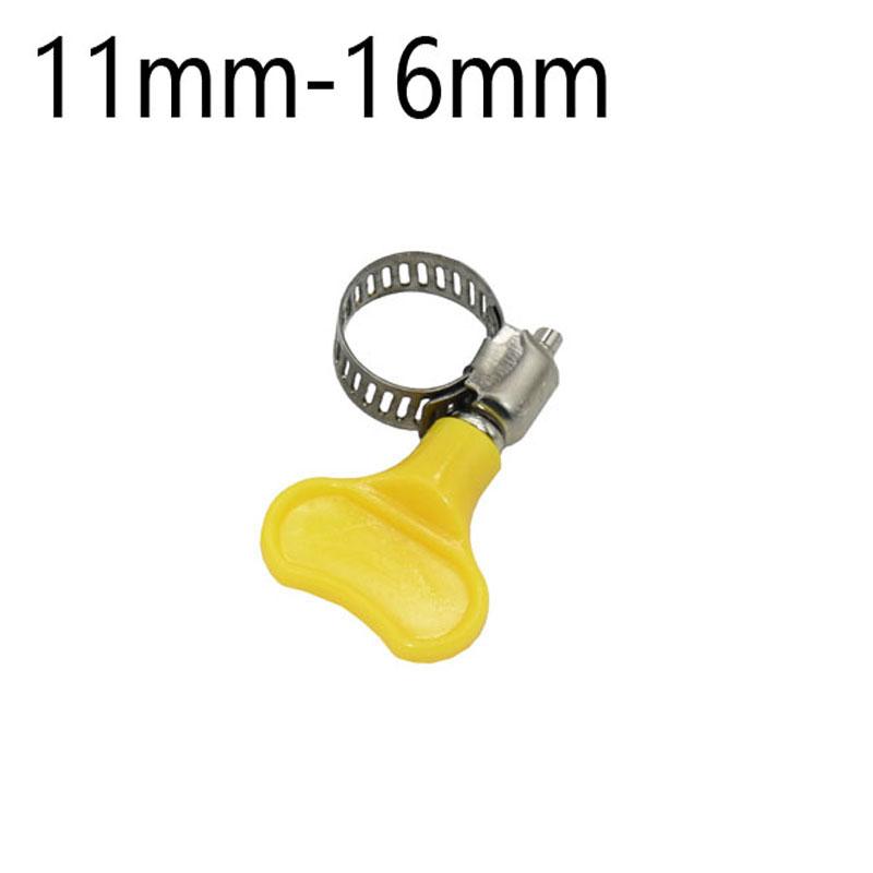 

Hose retaining collar 8mm/10mm/11mm/12mm/16mm/20mm/25mm adjustable snap garden hose collar handle Anti-shedding adapter 5pcs