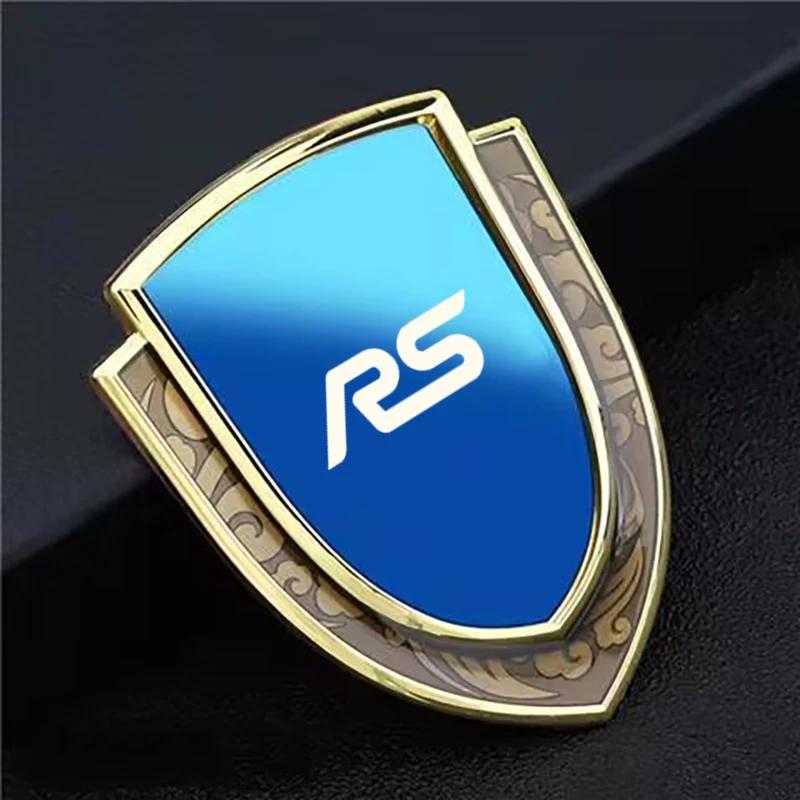 Car Stickers 3D Metal Accsesories Auto Accessory for Ford Focus Mk1 Mk2 Mk3 Mk4 2 3 4 St Stline Vignale Lommel