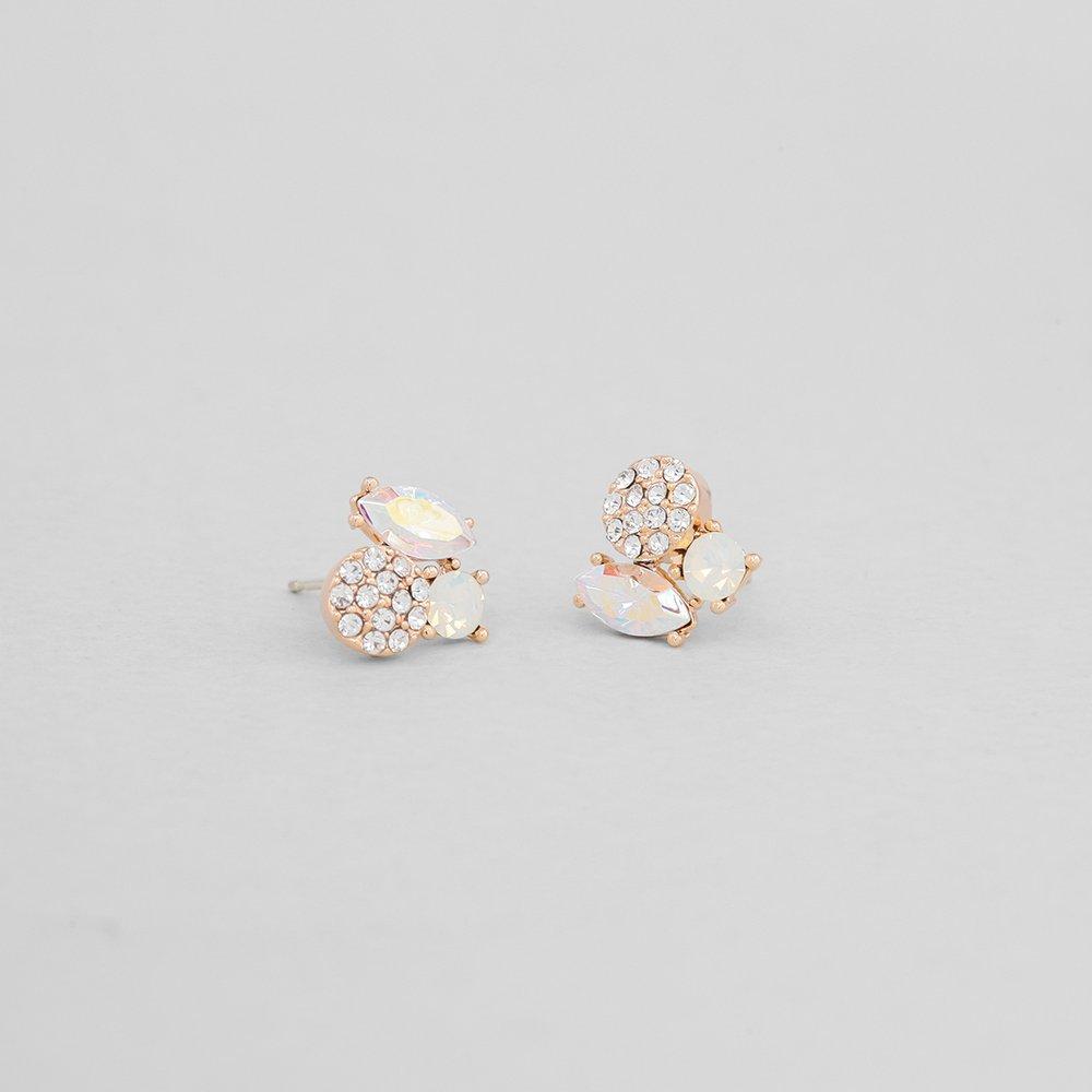 [Judy And Paul] Fiore Opal Crystal Butterfly Post Earrings E51535