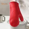 1Pc Baking Gloves Non-slip Anti-scalding Easy Cleaning Convenient Microwave Mitts Bakery Baking Oven Gloves Home Use