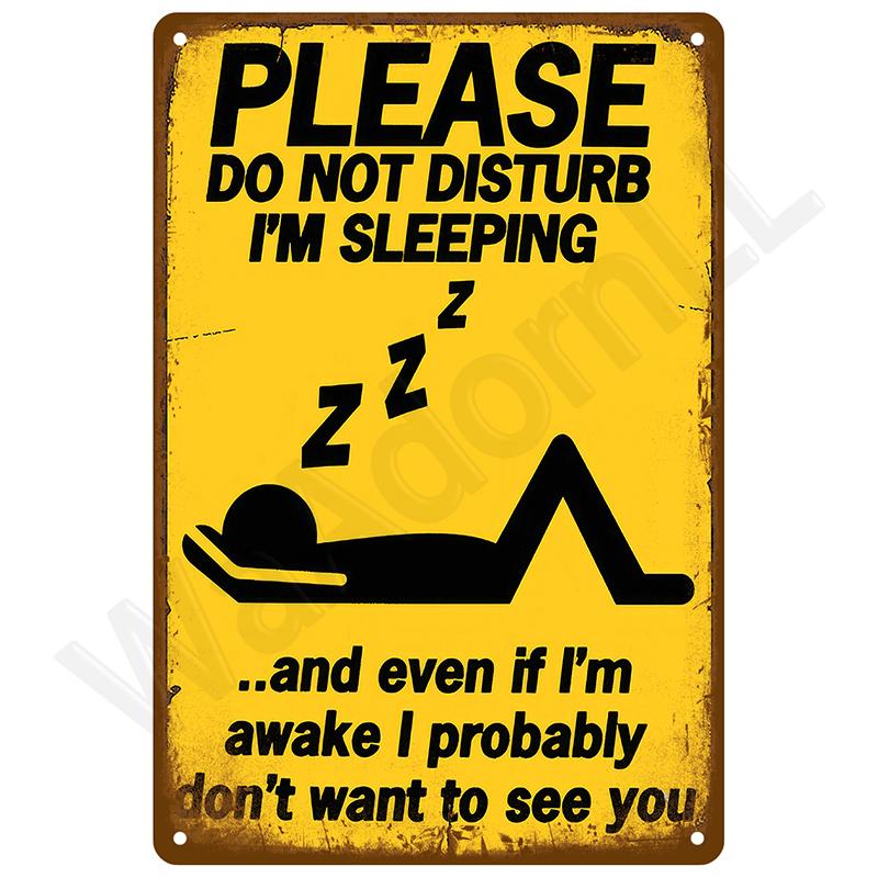 Vintage Bar Metal Signs Bathroom House Living Room Home Retro Wall Decorations Items Luxury Decor Interior Art Posters Tin Signs