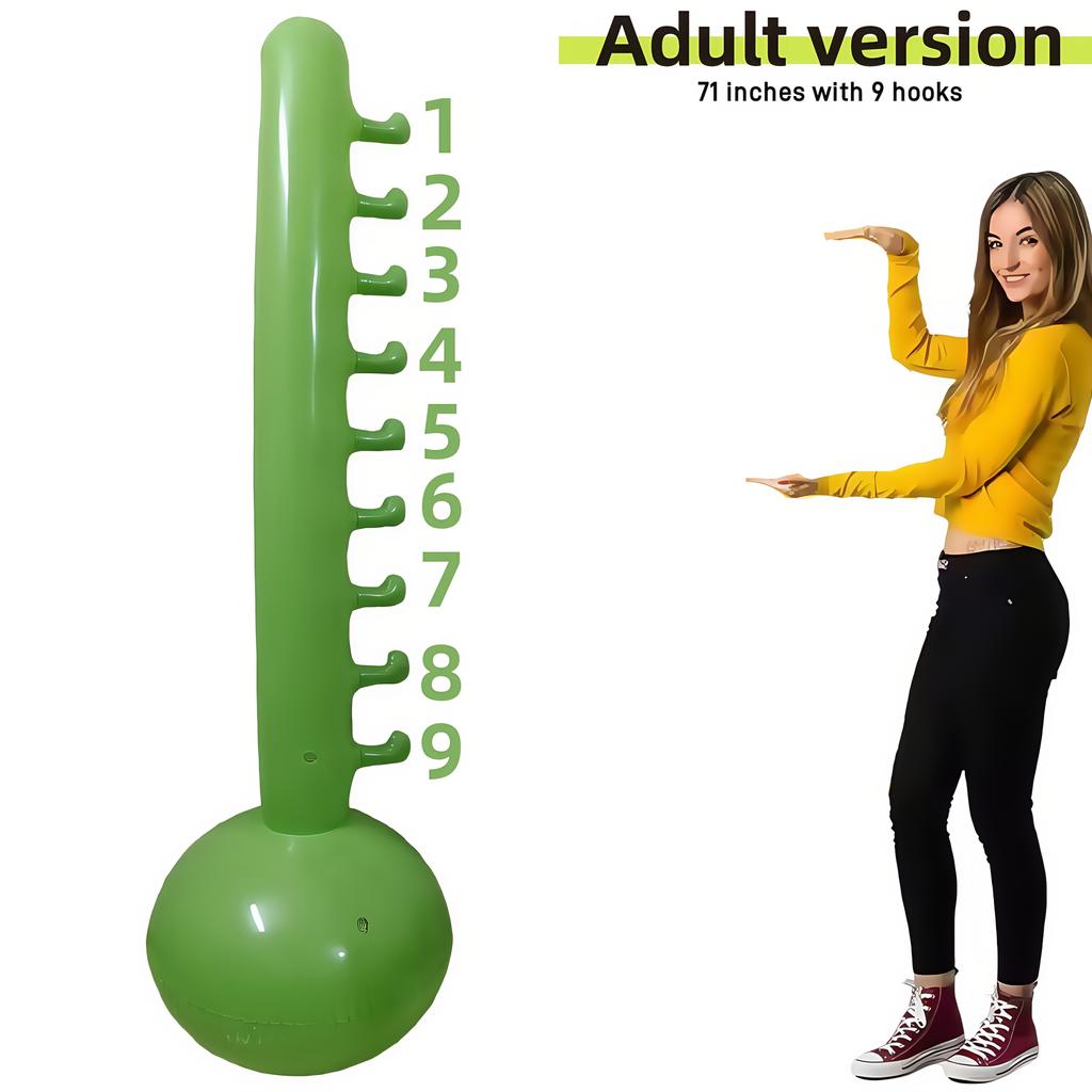 1Set Inflatable Portable Limbo Inflatable Low Pole,Durable PVC Material; Suitable for Outdoor Party Decoration;Family Gatherings