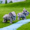 Creative Miniature Animal Elephant Cute Decoration Resin Bonsai Doll Fairy Tale Garden Decoration Desktop Small Ornaments