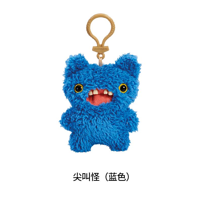10cm Fuggler Cute Tooth Monster Funk Tooth Treasure Plush Keyrings Kawaii Mini Series Baby Funny Plush Doll Ornament