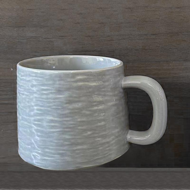 

Керамическая кружка с текстурой камня, с крышкой и ложкой, для девочек, подарки на день рождения, для дома, чашка для воды, практичный сувенир, свадьба 301-400ml