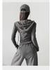 Maillard Women's Slim Hooded Jacket - Long-Sleeved Trendy Outerwear for Autumn and Winter