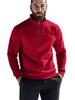 Men's Autumn Winter Casual Zipper Stand Collar Fleece Hoodie Jacket