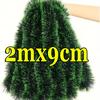 60/2m Christmas Green Cane Ribbons Garland Xmas Tree Ornaments Cane Ribbon Wreath Hanging Pendents DIY Home Party Decor Supplies