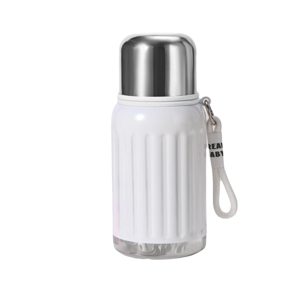 Keep Warm and Cold Mini Thermos Cup 450ml Coffee Tea Cup Fashionable Dual Drink Thermos  Daily Use