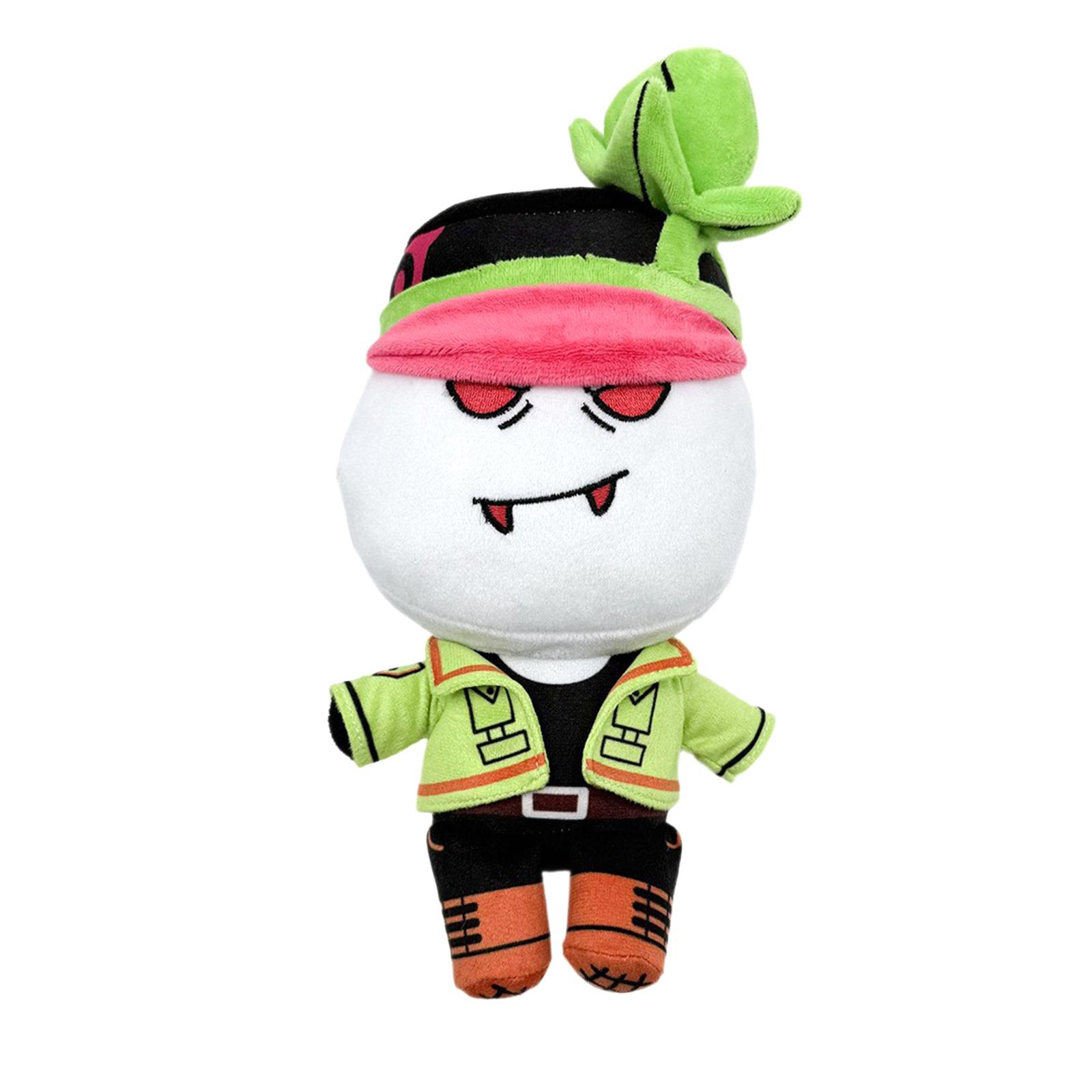 

Plush Stuffed Doll Soft Toy with Character Design Fabric Body and Detailed Clothing Accessories Suitable for Collectors and Gift Giving One Size зелёный