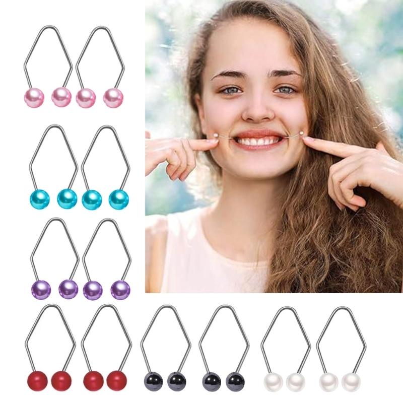 1 Pair Dimple Maker Dimple Trainer Fashion Jewelry Accessory Natural Smile Dimple Maker Body Jewelry for Smile Training