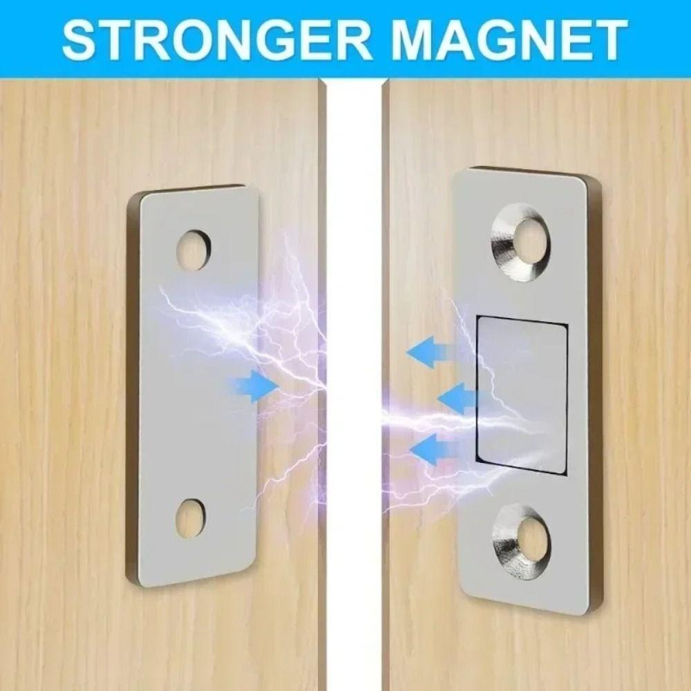 Durable Material Magnet Cabinet Catch Strong Magnetic Force Punch-Free Catch  Home Use