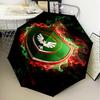 Amed Sk Crest Design Umbrella Folding umbrella, automatic umbrella 8-Frame for Travel, camping Use Gift for Halloween Christmas