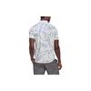 Adidas Logo Geometric Pattern Printed Short Sleeve Polo Shirt Men Polo Shirts White HC8492
