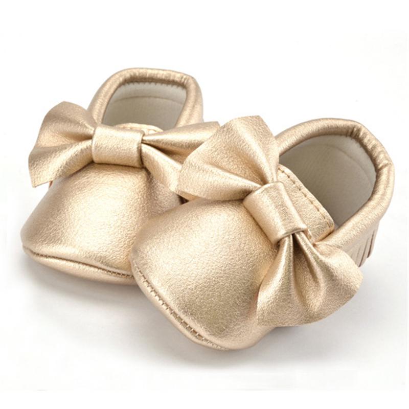 Baby Girls Shoes First Walkers Newborn PU Leather Baby Moccasins Soft Boy Girl Fringe Soft Soled Non-slip Footwear Shoes