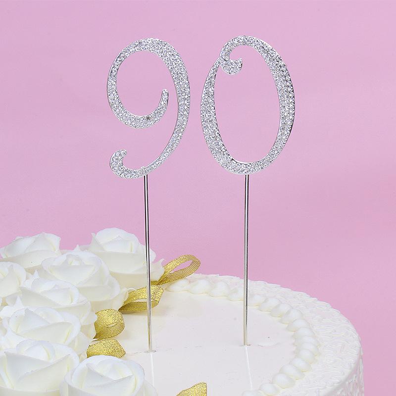 Glückwunsch zum Geburtstag Legierung Kuchen Dekoration Ornament