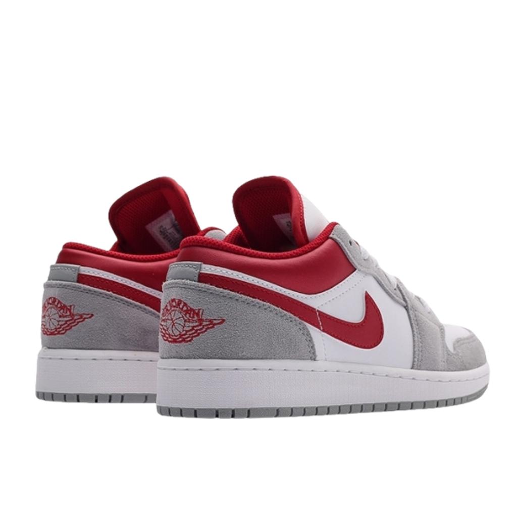 Air Jordan 1 Low SE Light Smoke Grey Gym Red