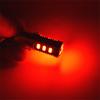 3157 Red Stop Brake  Flash Strobe  Blinking Rear Alert Safety 12-LED Light Bulbs  Brake Tail Stop Lights