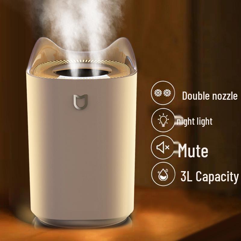 2L Silent Night Light Aromatherapy Humidifier for Home & Office