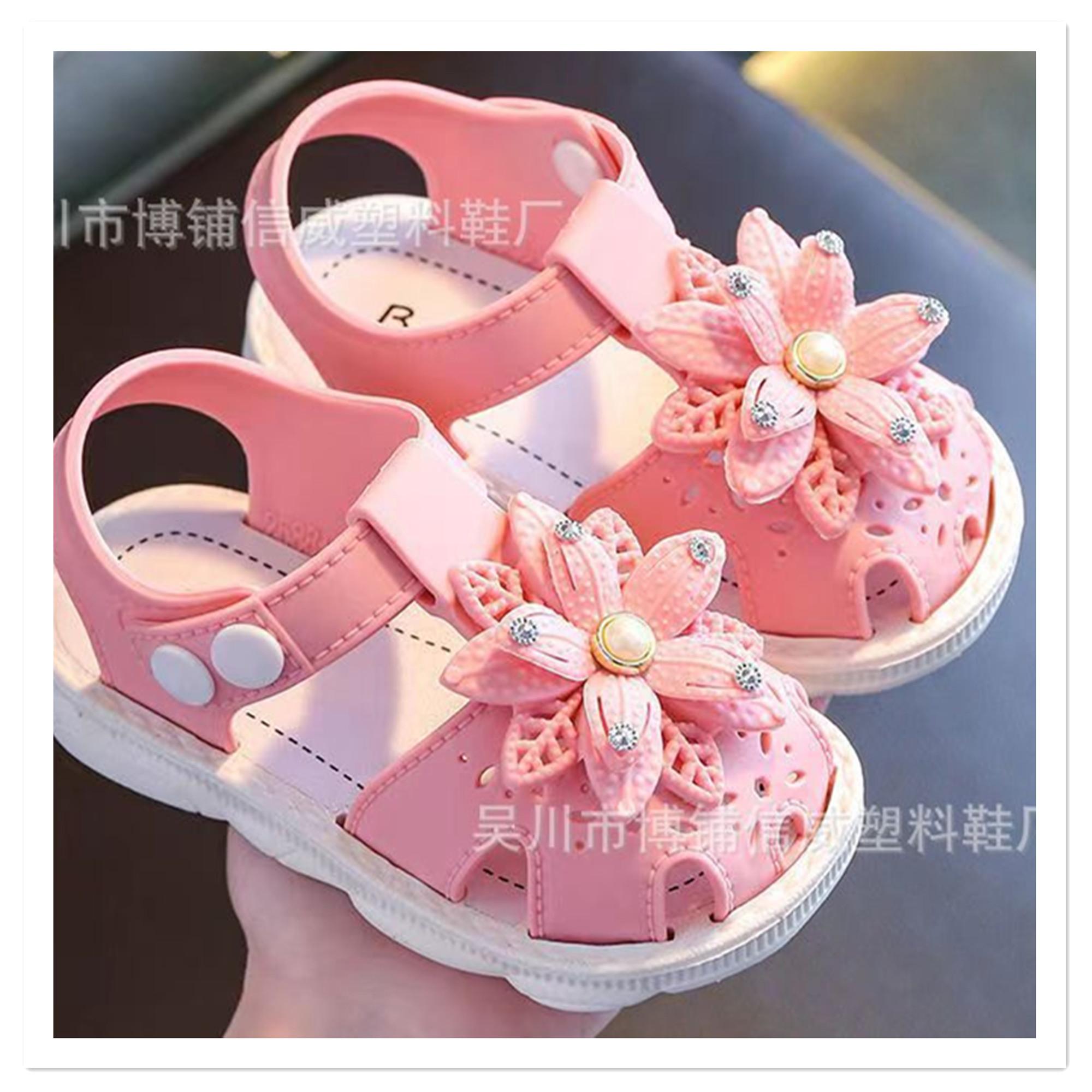 New Summer Baby Shoes Princess Shoes Soft Sole Walking Shoes Breathable Girl Baby Sandals 23