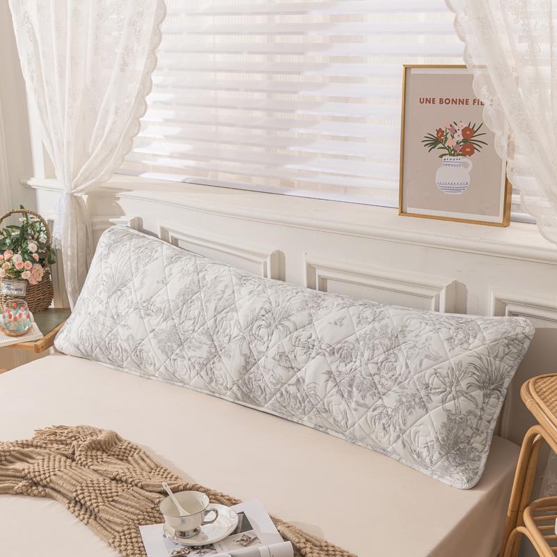 120/150/180 cm Jednostranný prošívaný dlouhý povlak na polštář Kreslený tištěný krásný dekorativní tělový povlak na polštář pro domácí hotel