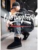 Men's Winter Cotton Snow Boots with Thick Fur Lining - Warm and Stylish Protection for Cold Weather