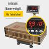"Green Forest Utility Cart: Three-Layer Tool Trolley & Flatbed for Auto Repair & Beauty Supplies"