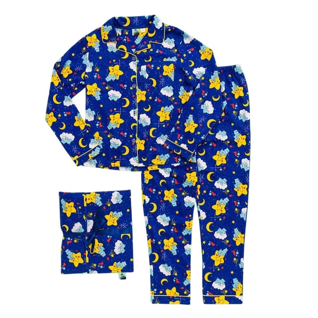 Care Bears Womens/Ladies Retro Long Pyjama Set