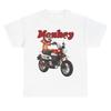 Honda Mens and Womens Tshirt  Monkeybike Mini Trail Summer Motorcycle Tee Racing Shortsleeved Spring Cycling Offroad Top