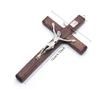 1 Stück Handgefertigtes Holzkreuz Christus Statue Religiöses Gebet Handhaltendes Kreuz Anhänger