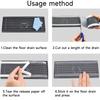 1 Set Floor Drain Sticker Prevent Clogging Quick Water Drainage Disposable Drain Hair Catcher Sticker for Bathroom Kitchen