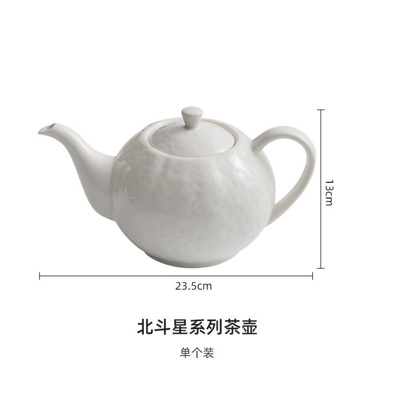 Weiße Porzellan Teekanne Restaurant Longjing Pu'er Teezubereiter Kreatives Keramik Kung Fu Teeset Heim Teezeremonie Zubehör