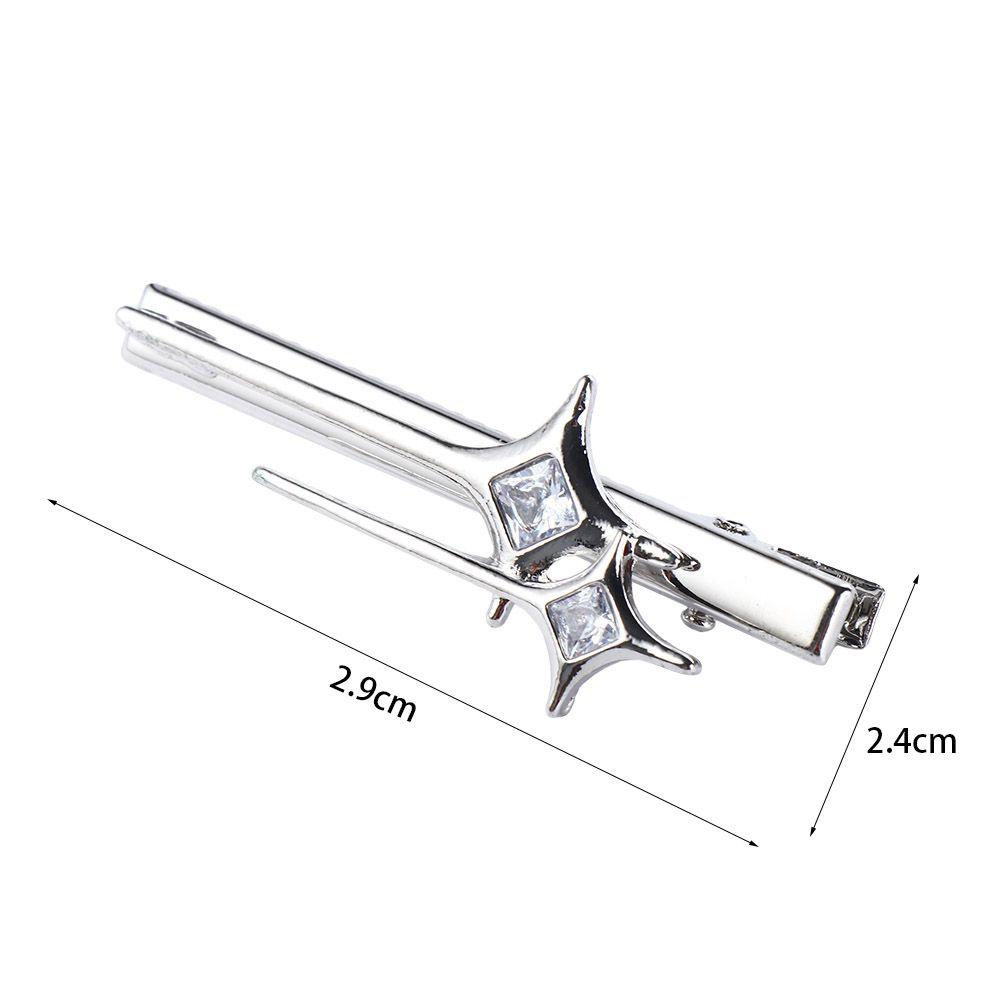Duckbill Clip Metal Hairpins Diamond Silver Bangs Clip Side Clip Spicy Girl