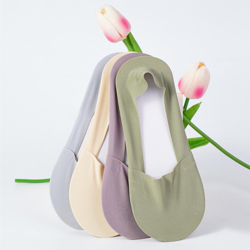 Invisible Ice Silk Breathable Socks No Show Socks Socks ultra low cut Liner κάλτσες Αντιολισθητικές κρυφές για γυναικείες κάλτσες