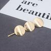 2PCS Metal Vintage Hair Pin Clip for Women Gold Color Leaf Temperament Retro Bangs Edge Clip Alloy Barrettes