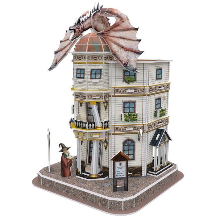 Puzzle 3D Harry Potter La Banque De Gringotts - CubicFun - 62 Pièces