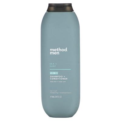 Men's, 2-In-1 Shampoo + Conditioner, Ocean + Surf, 414 Ml (14 Fl Oz)