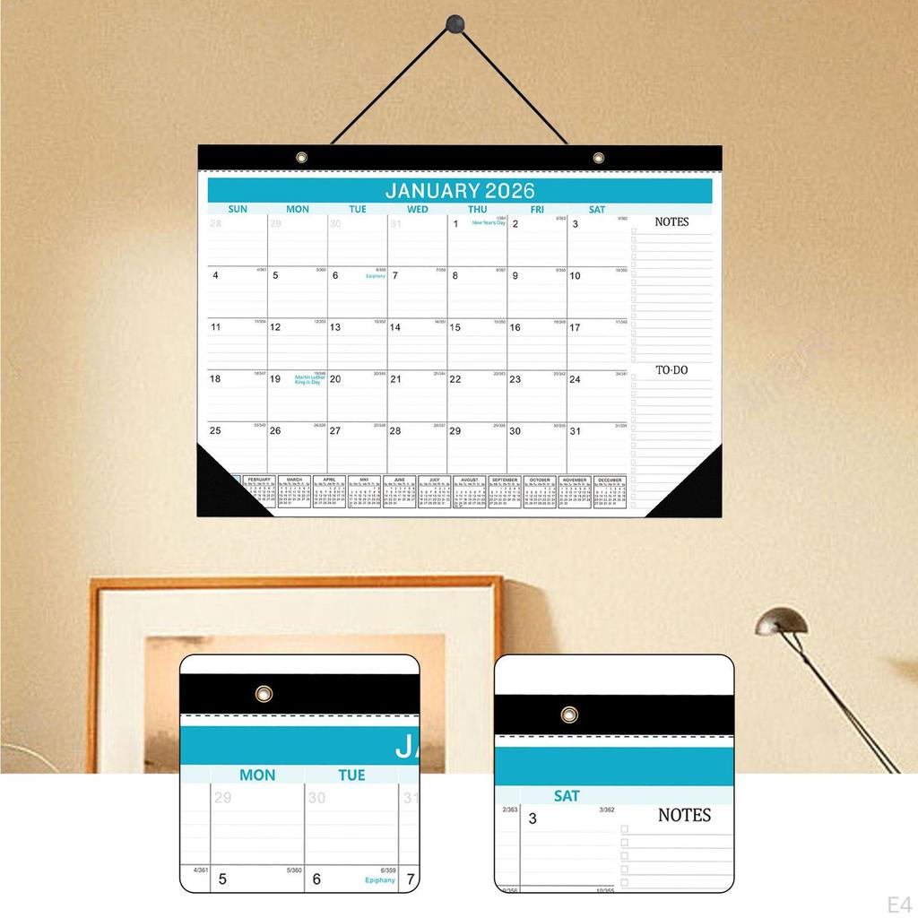 Desk Calendar Classroom to Do List Month Hanging Planner for Office