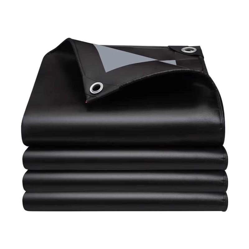 ZISIZ Black Silver Outdoor Protective Tarp