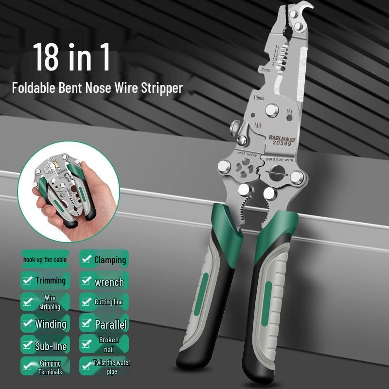 Baolian Multifunctional Electrician's Wire Stripper and Crimping Tool