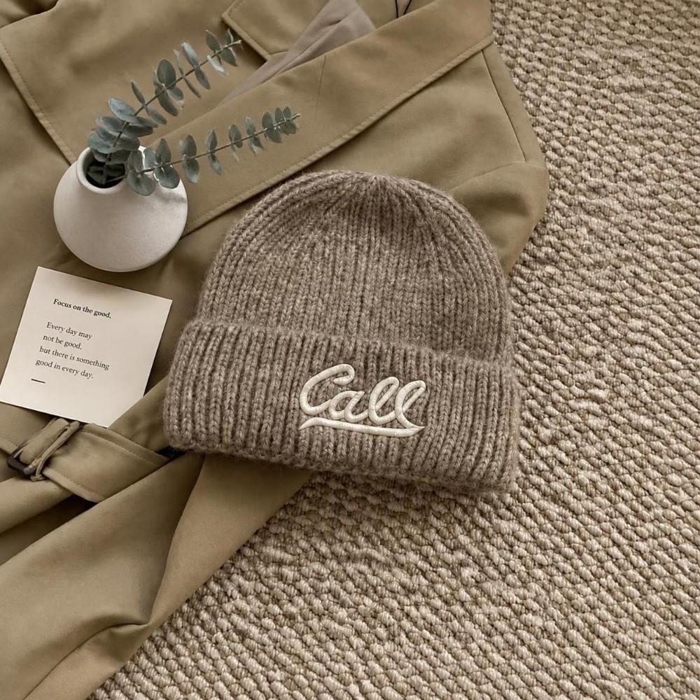 Unisex Letter Embroidered Beanie Stretchable Fit Casual Beanie Hat  Outdoor Activities
