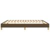 Vidaxl Bed Frame Without Mattress, Dark Brown, 160X200 Cm, Fabric
