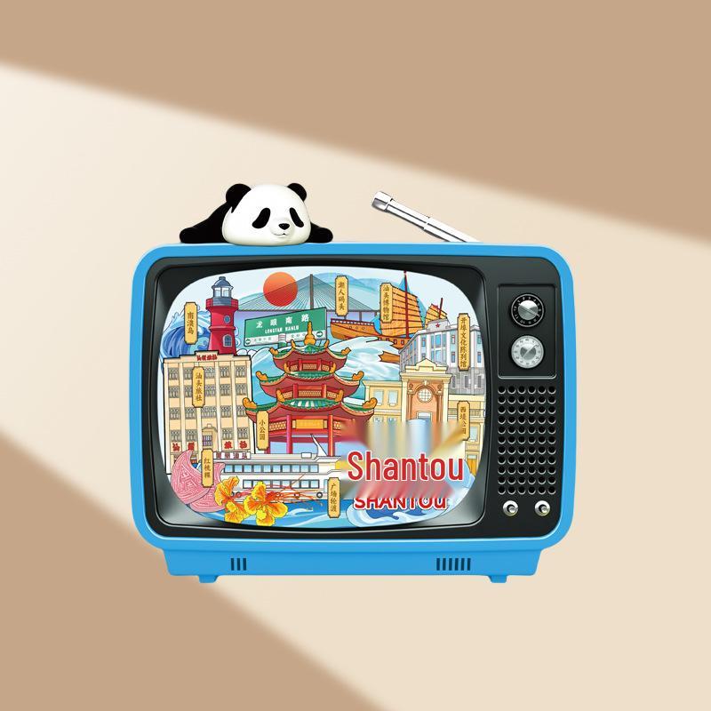 Shantou City Cultural Metal & Wood Anime Souvenir Magnets