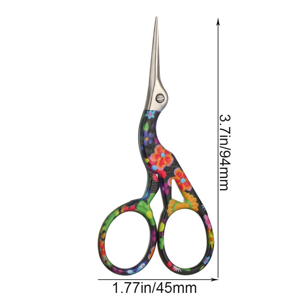 Embroidery Retro Home Cross Stitch Scissors Scissors Stainless Steel Crane